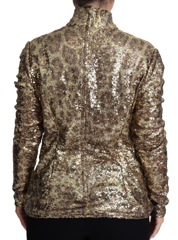 Dolce & Gabbana 100% Polyester sweater in bronze