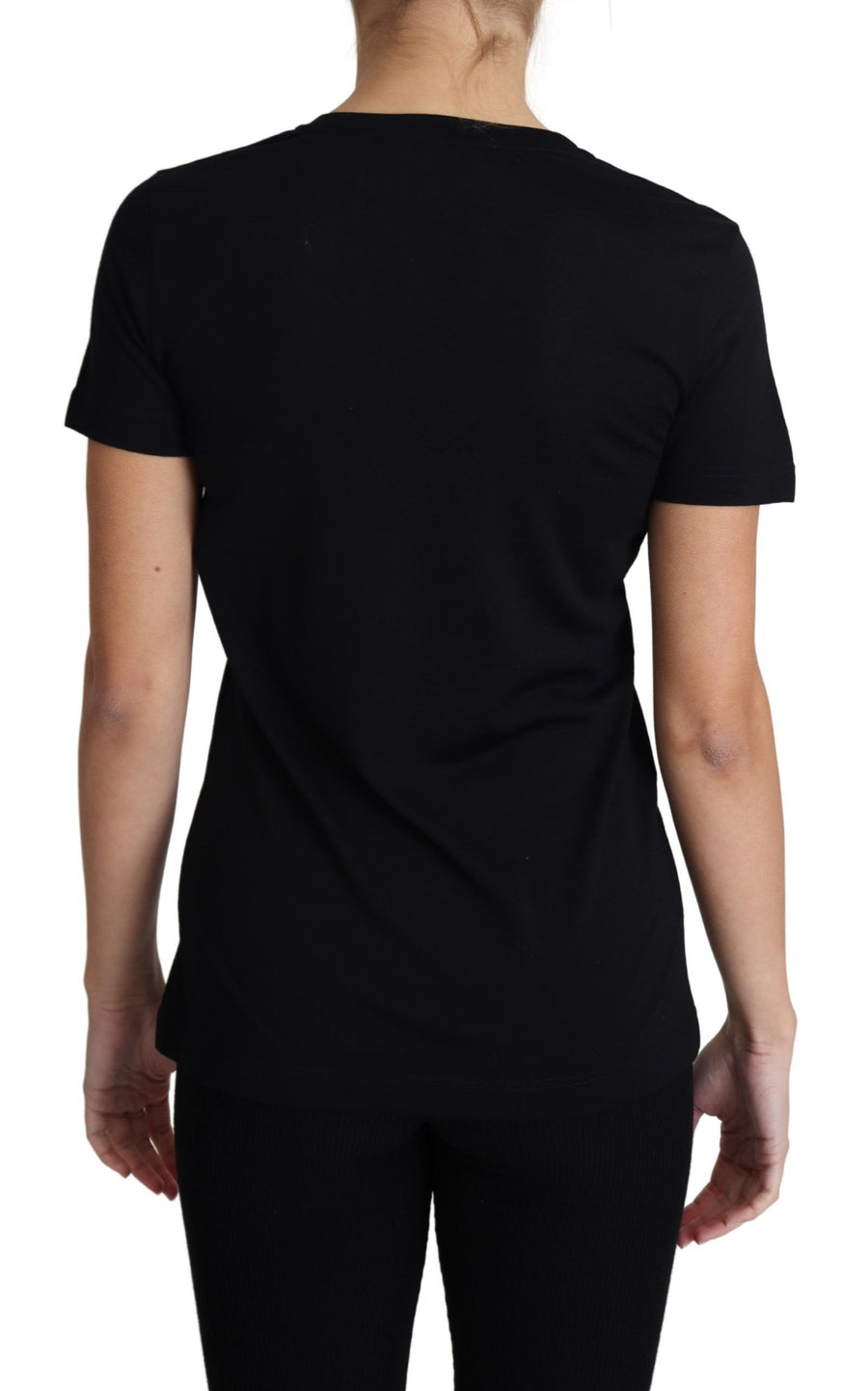 Dolce & Gabbana 100% Wool t-shirt in black