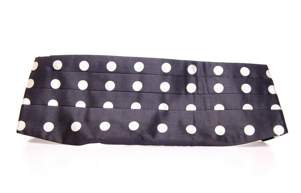 Dolce & Gabbana 100% Silk cummerbund in black