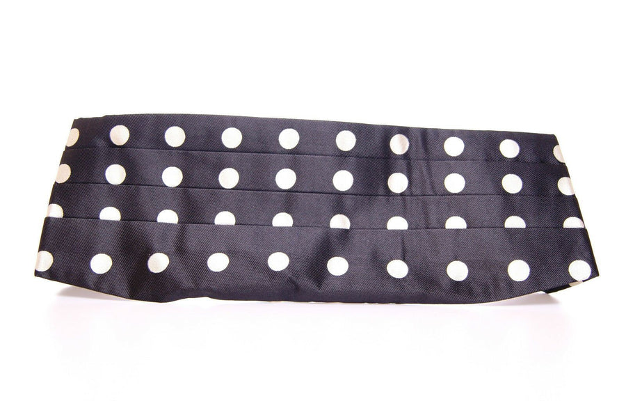 Dolce & Gabbana 100% Silk cummerbund in black