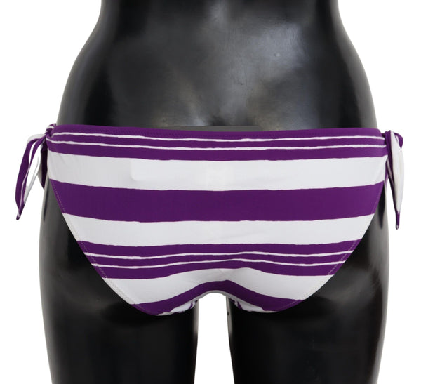 Dolce & Gabbana 75% Nylon bikini bottom in purple