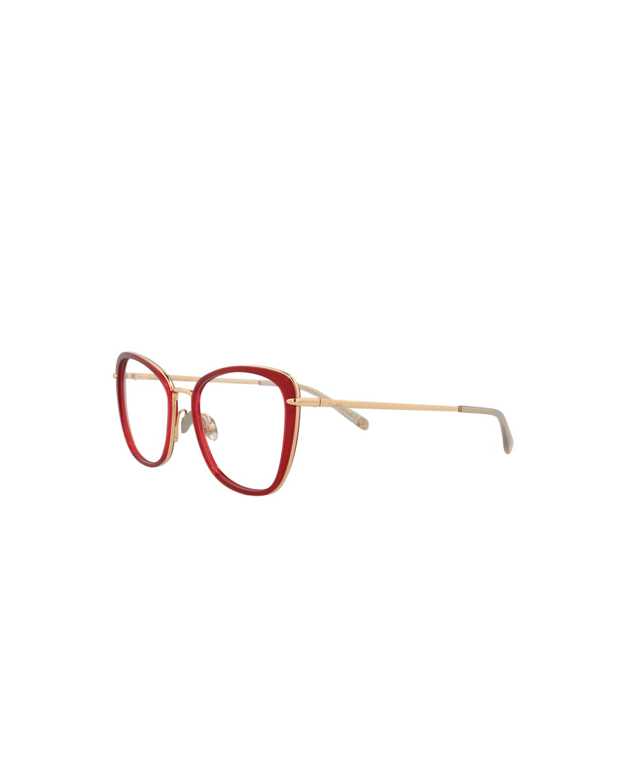 Preloved - Pomellato Womens 53 Mm Red Gold Eyeglasses Pm0084o-30008667-003 One Color