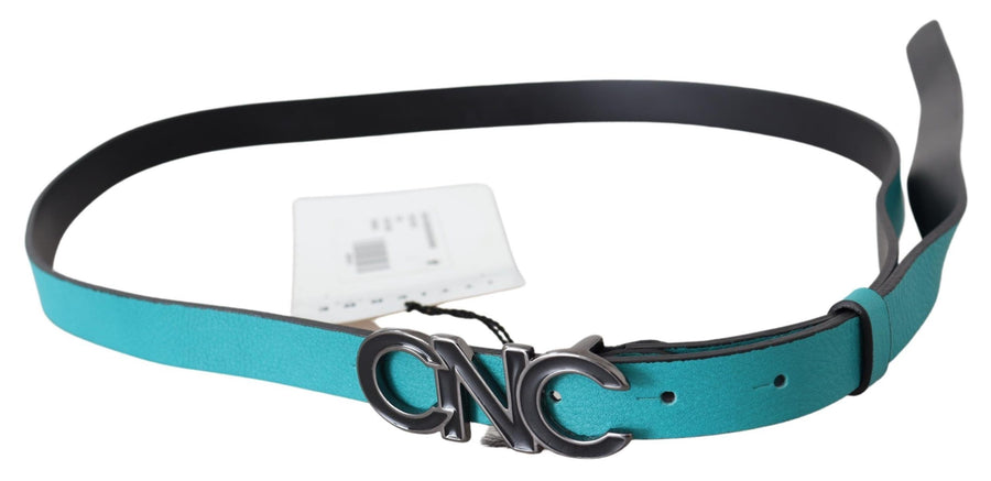 Costume National Leather belt in blue