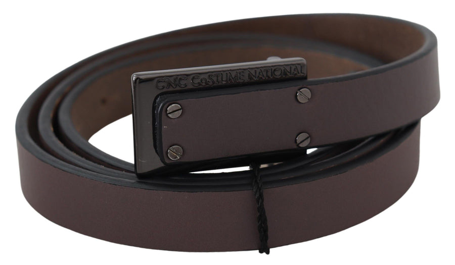 Costume National Leather belt in brown