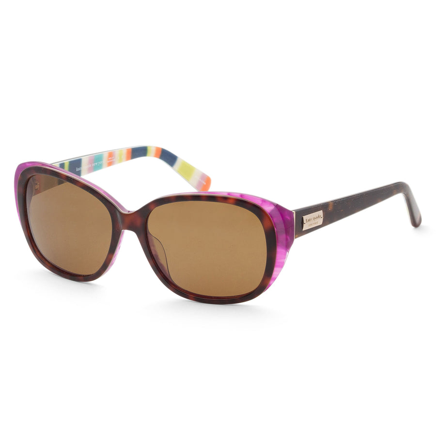 Preloved - Kate Spade Womens Hilde 54mm Purple Tort Polar Sunglasses Hilde-P-S-Us-X72p-54 One Color