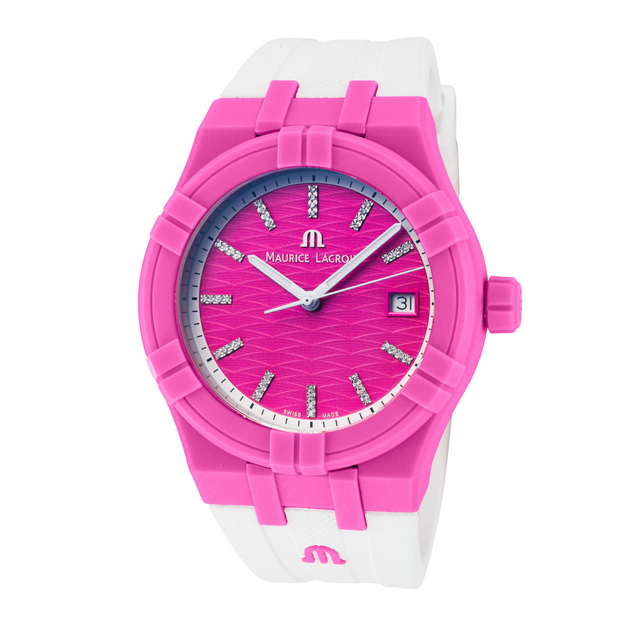 Preloved - Maurice Lacroix Unisex Aikon #tide 40mm Quartz Watch Ai2008-Ffff1-3a0-0 One Color Watches