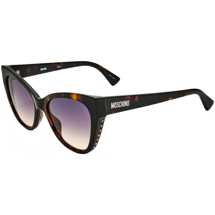 Preloved - Moschino Womens 54mm Havana Sunglasses Mos056-S-086-54 One Color