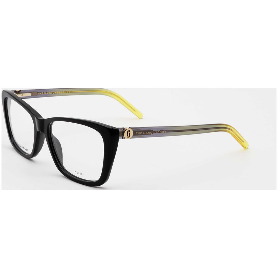 Preloved - Marc Jacobs Womens 54mm Black Yellow Eyeglasses Marc598-71c-54 One Color