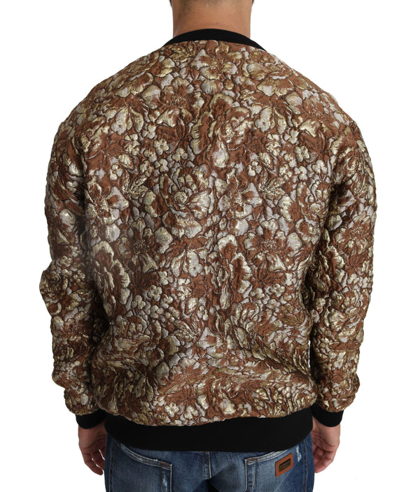 Dolce & Gabbana 54% Polyester sweater in brown