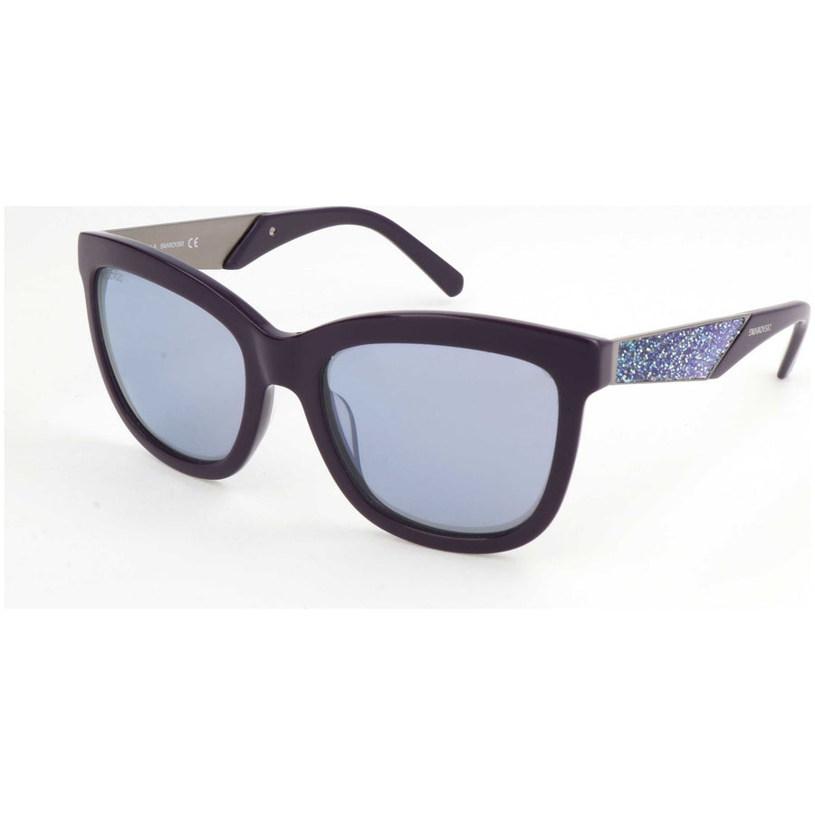 Preloved - Swarovski Womens 54 Mm Shiny Violet Sunglasses Sk0125-5481z One Color
