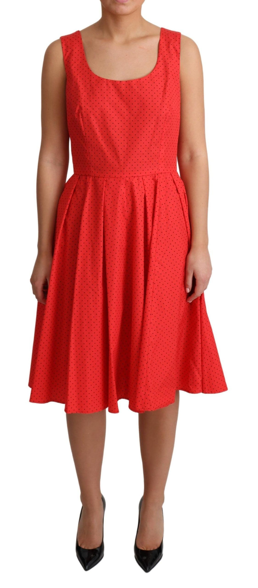 Dolce & Gabbana 100% Cotton dress in red