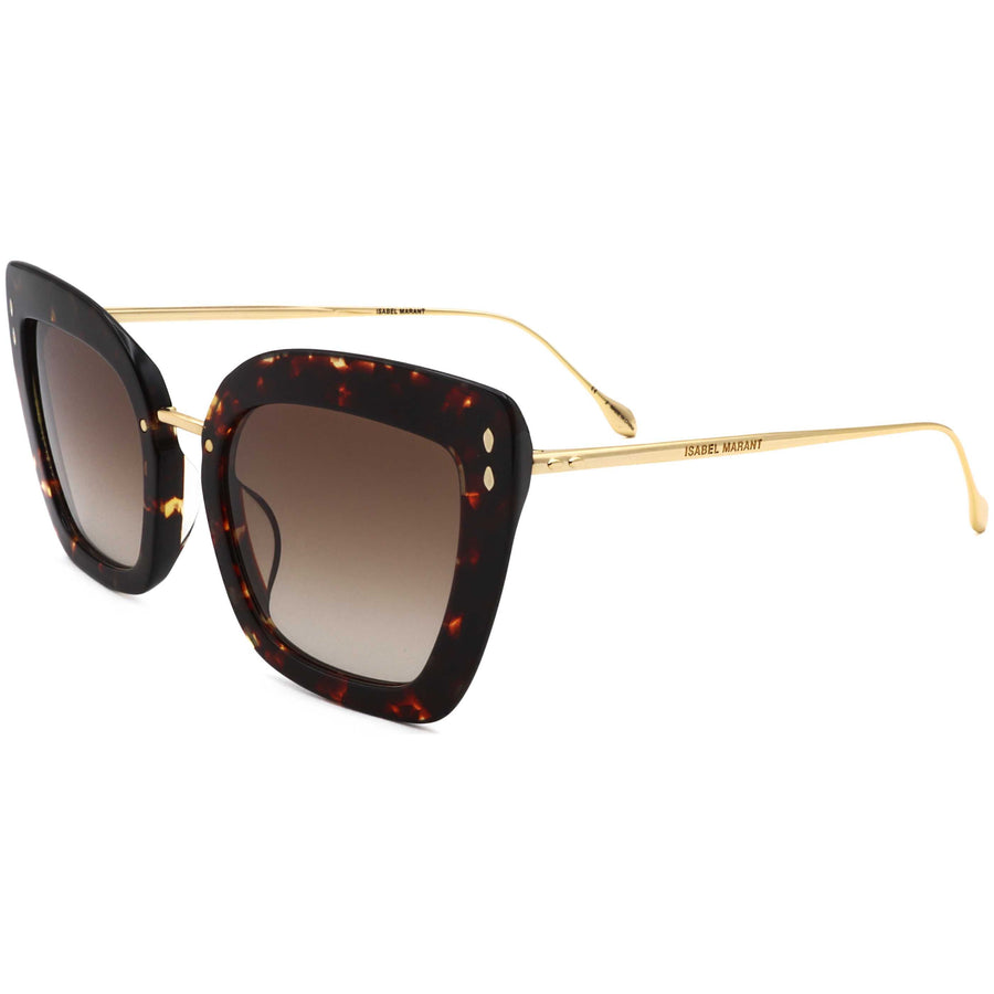Preloved - Isabel Marant Womens 53mm Havana Gold Sunglasses Im0083-G-S-2ik-53 One Color