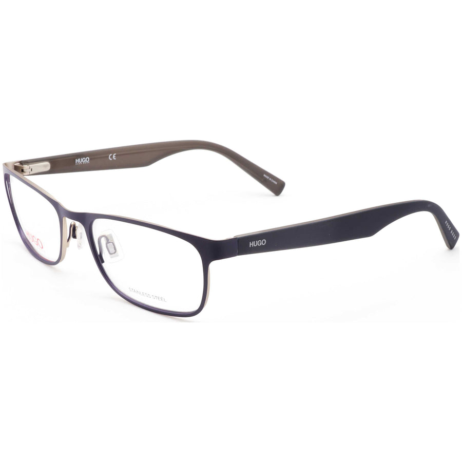 Preloved - Hugo Boss Mens 54mm Matte Blue Grey Eyeglasses Hg0209-4nz-54 One Color