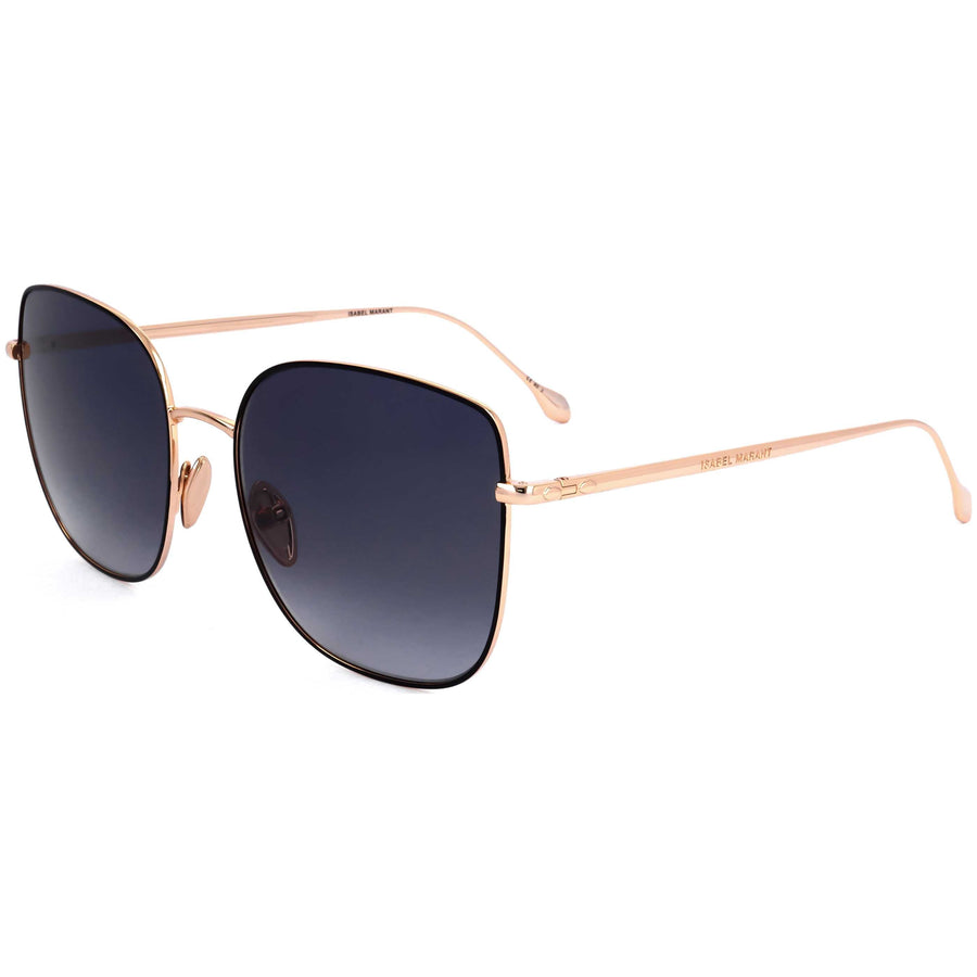 Preloved - Isabel Marant Womens 58mm Black Gold Sunglasses Im0014-S-2m2-58 One Color