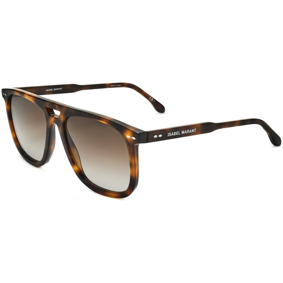 Preloved - Isabel Marant Womens 56mm Havana Sunglasses Im0007-S-086-56 One Color