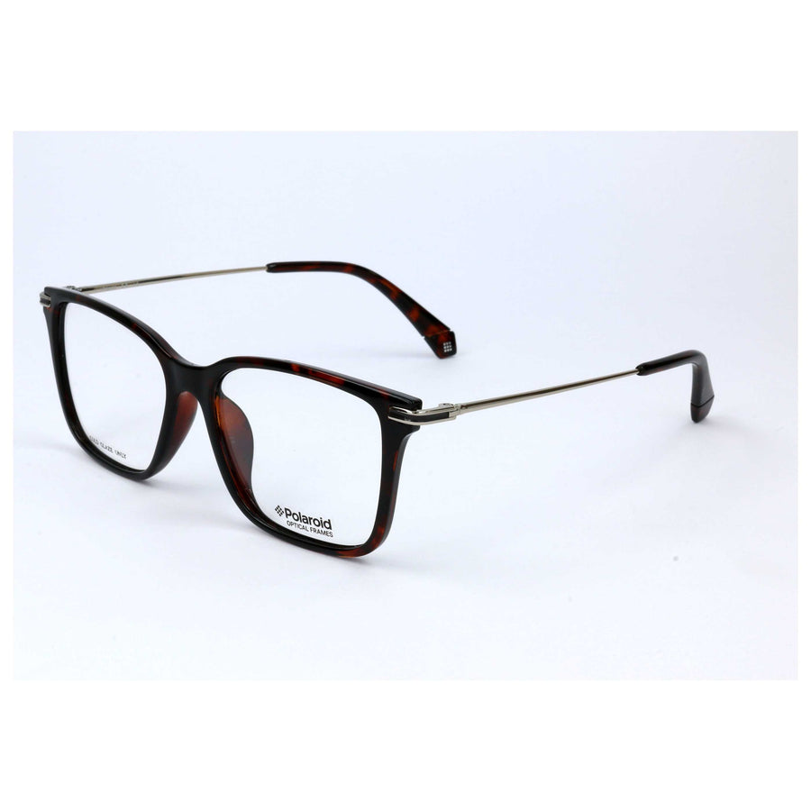 Preloved - Polaroid Man 53mm Silver Havana Eyeglasses Pldd365-G-Yl7-53 One Color