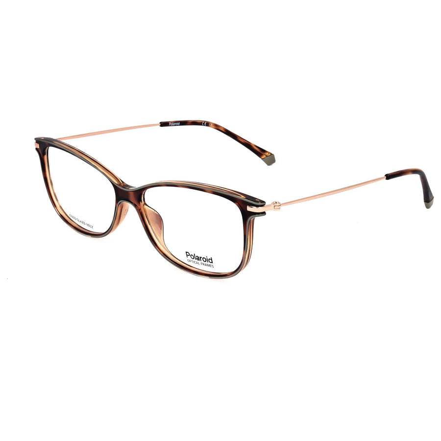 Preloved - Polaroid Woman 54mm Havana Eyeglasses Pldd416-086-54 One Color