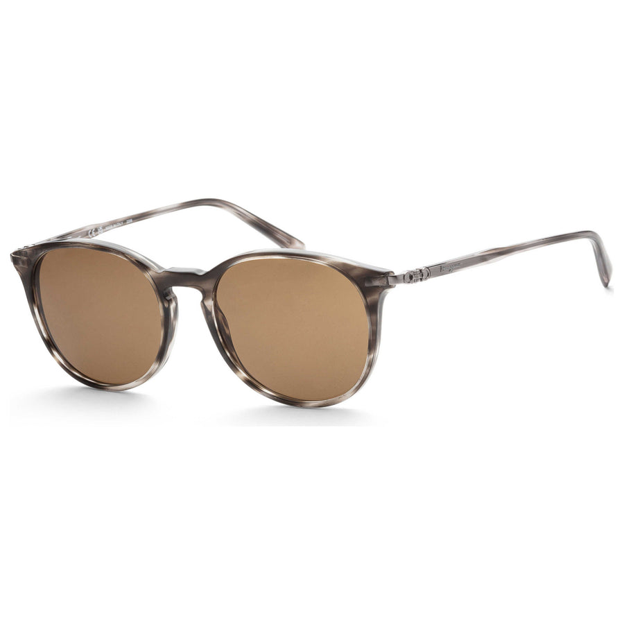 Preloved - Ferragamo Mens 53mm Grey Havana Sunglasses Sf911s-003 One Color