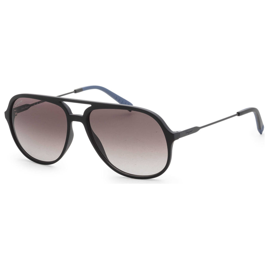 Preloved - Ferragamo Mens Fashion 60 Mm Matte Black Sunglasses Sf999s-002-60 One Color