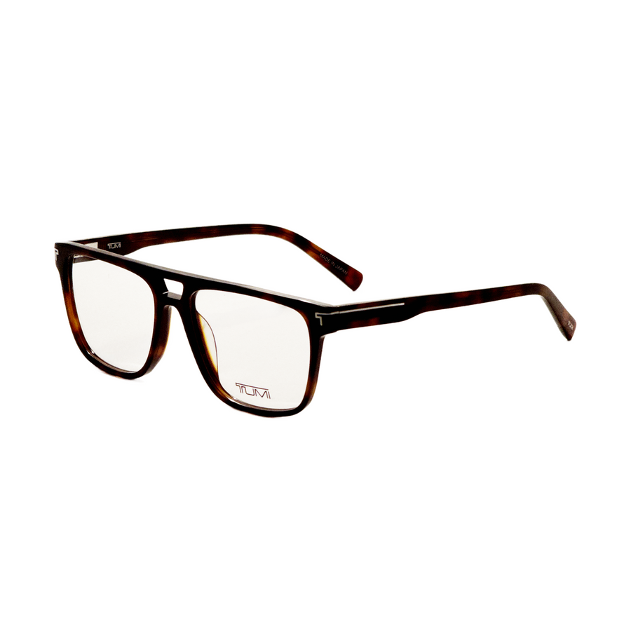 Preloved - Tumi Mens 55 Mm Black Red Eyeglasses Vtu515-550722 One Color