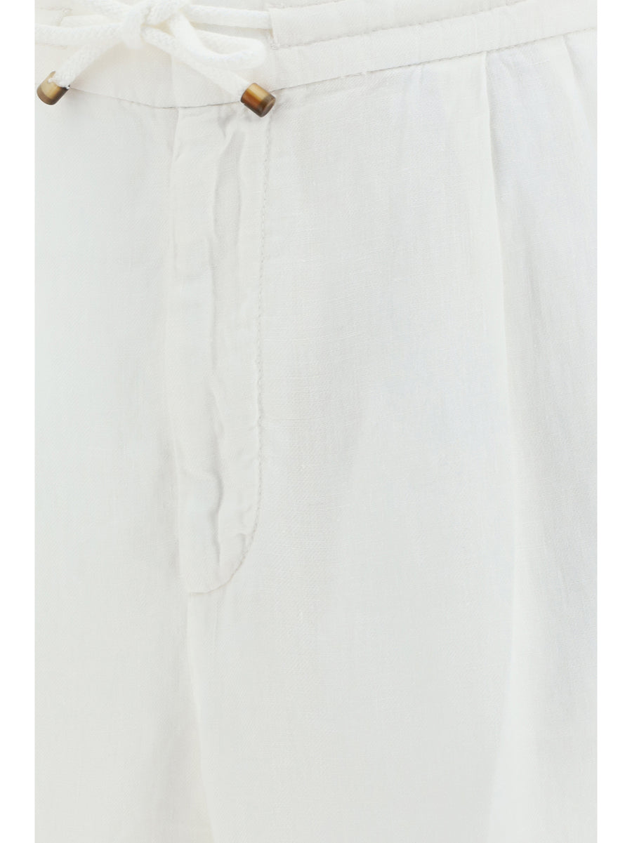 Linen Trousers White