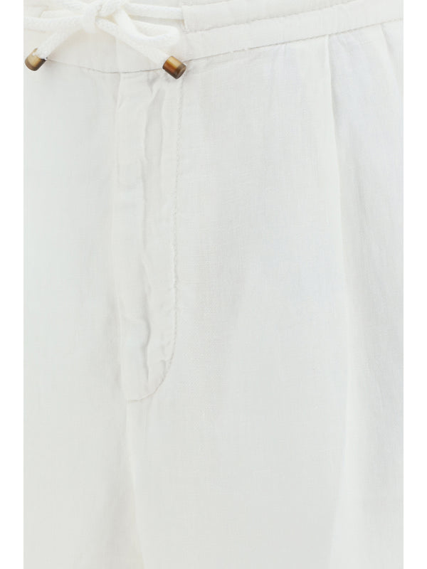Linen Trousers White