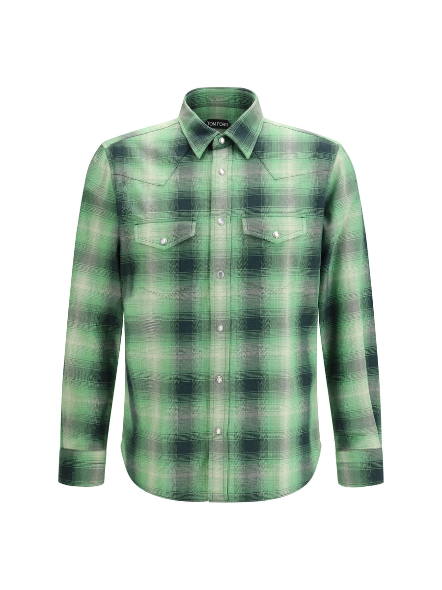 Tom Ford 100% COTTON shirt in green