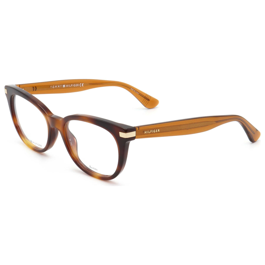 Preloved - Tommy Hilfiger Womens 50mm Light Havana Eyeglasses Th1519-Sx7-50 One Color