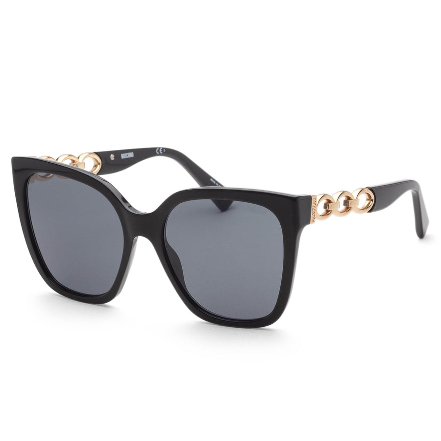 Preloved - Moschino Womens 55mm Black Sunglasses Mos098-S-807-55 One Color