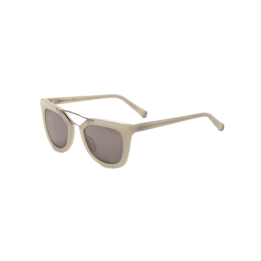 Preloved - Kate Young Loni Womens 49mm Bone Sunglasses K519-Bon-49 One Color
