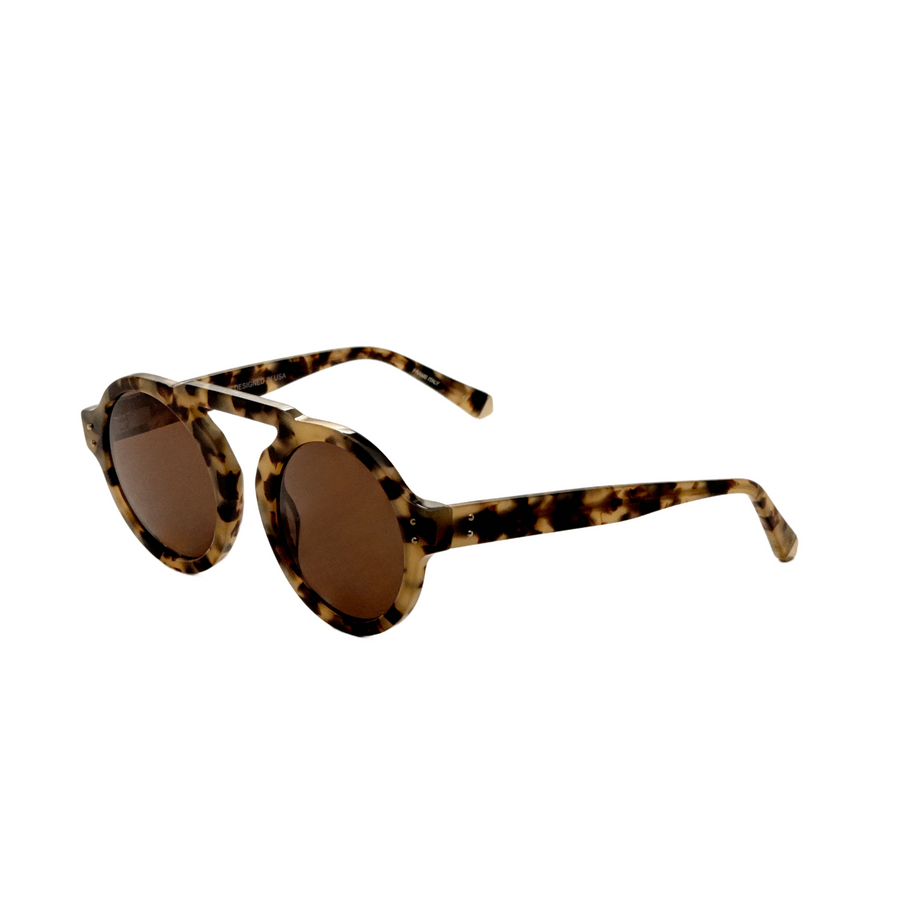 Preloved - Kate Young Penelope Womens 47mm Tortoise Sunglasses K537-Tor-47 One Color