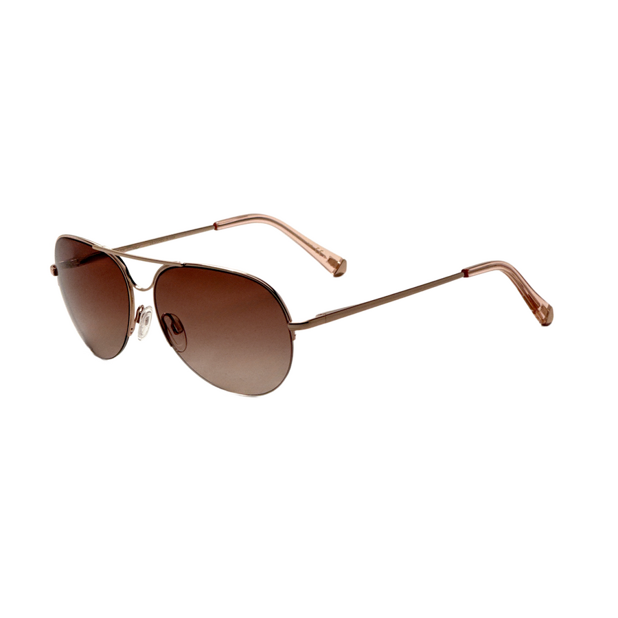 Preloved - Kate Young Alicia Womens 57mm Rose Gold Sunglasses K555-Rgd-57 One Color