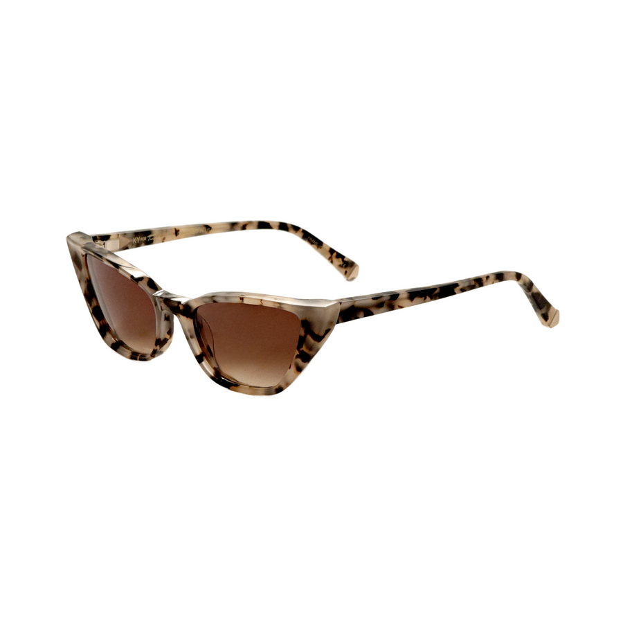 Preloved - Kate Young Fawn Womens 54mm Pink Tortoise Sunglasses K557-Tor-54 One Color