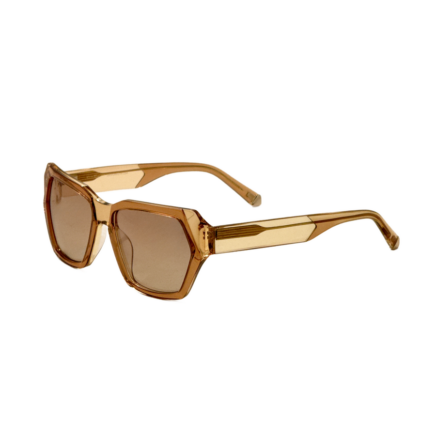 Preloved - Kate Young Brianna Womens 55mm Orange Sunglasses K575-Gld-55 One Color