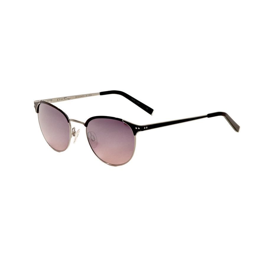Preloved - Kate Young Womens 50mm Black Silver Sunglasses K701-Sil-50 One Color