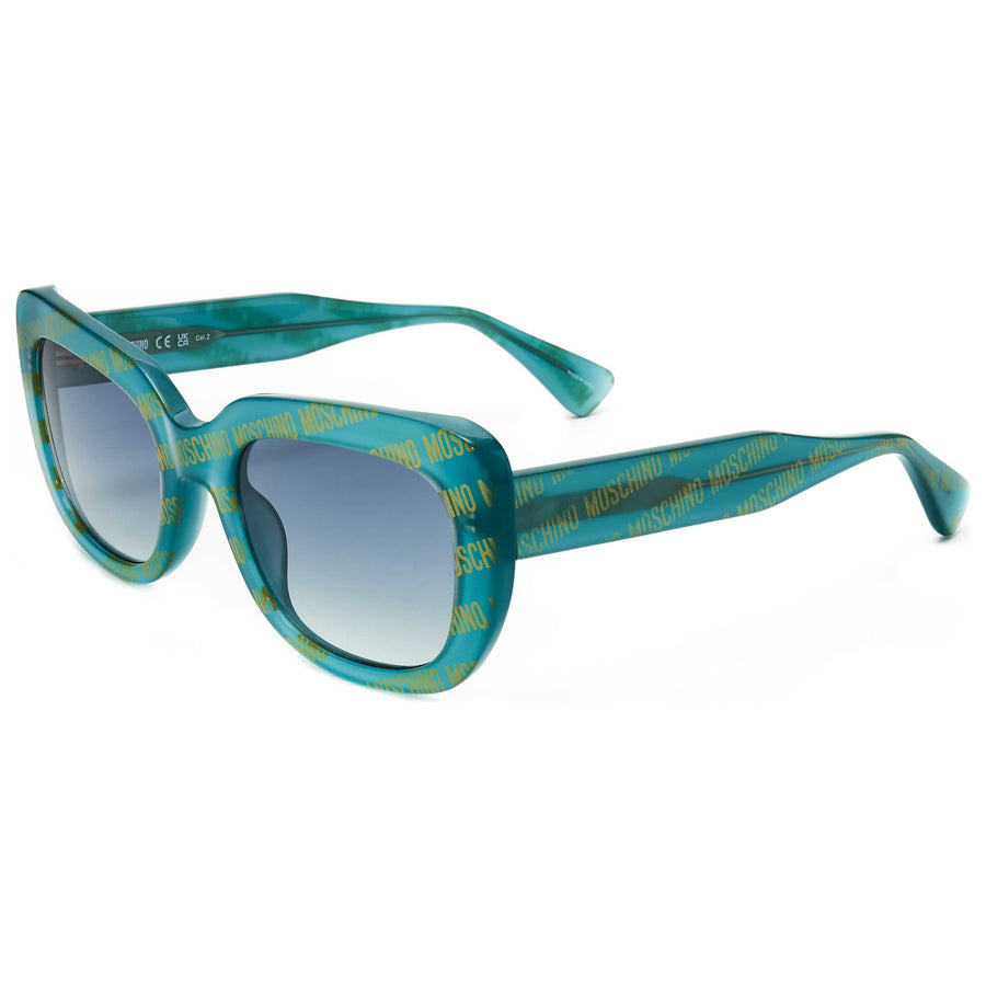 Preloved - Moschino Woman 53mm Green Pattern Sunglasses Mos132-S-6ho-53 One Color