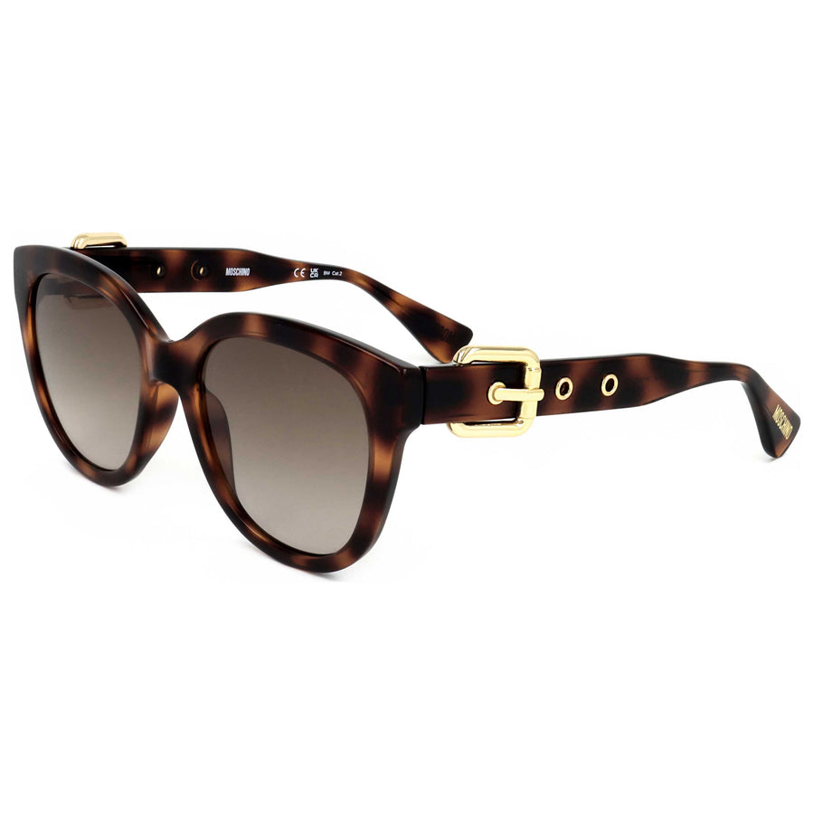 Preloved - Moschino Womens 54mm Havana Sunglasses Mos143-S-05l-54 One Color