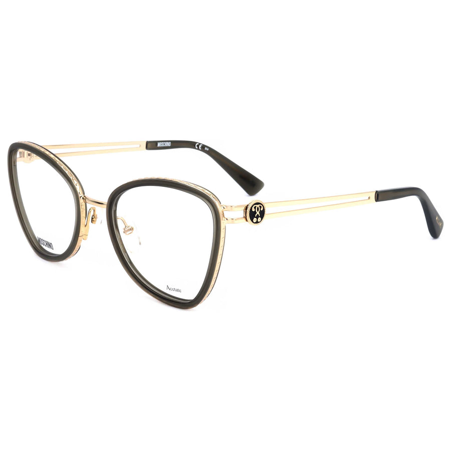 Preloved - Moschino Womens 52mm Khaki Eyeglasses Mos584-3y5-52 One Color