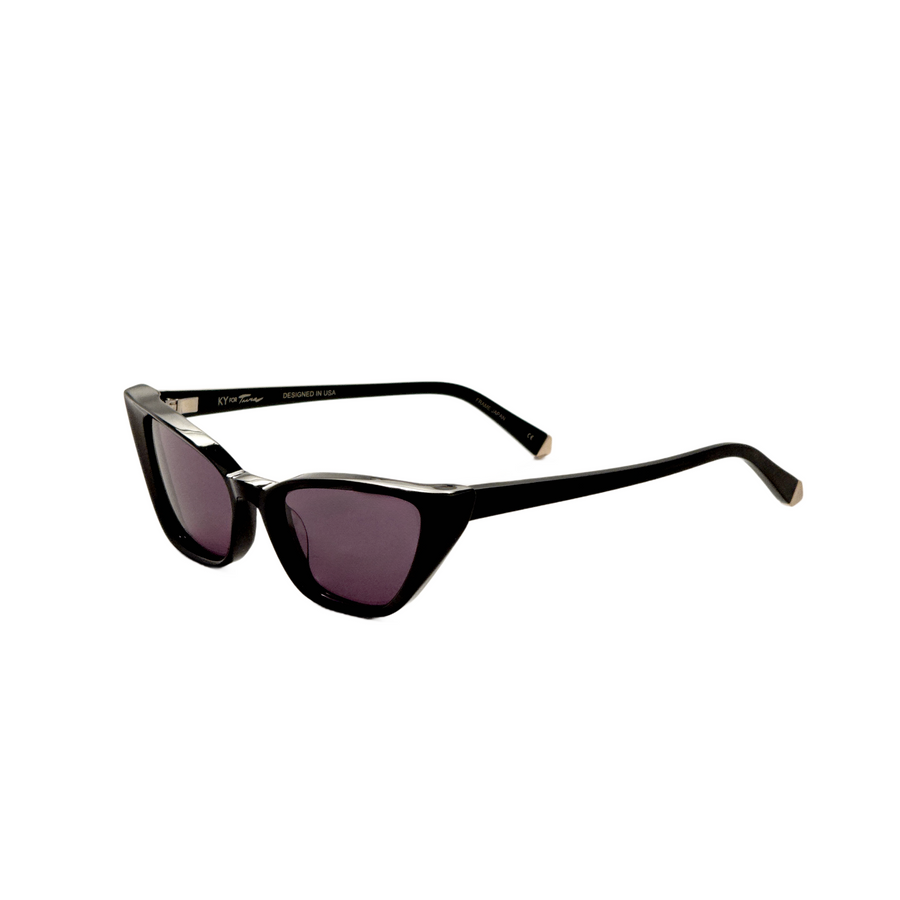 Preloved - Kate Young Fawn Womens 54mm Black Sunglasses K557-Blk-54 One Color