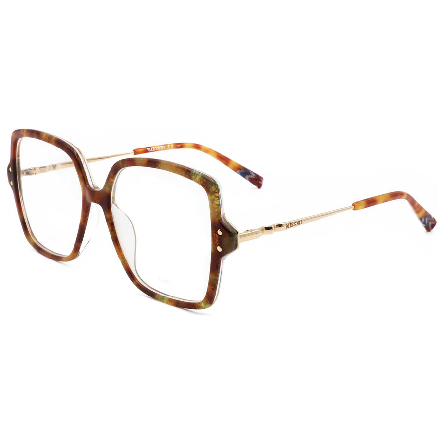 Preloved - Missoni Woman 53mm Havana Pattern Green Eyeglasses Mis0005-2nl-53 One Color
