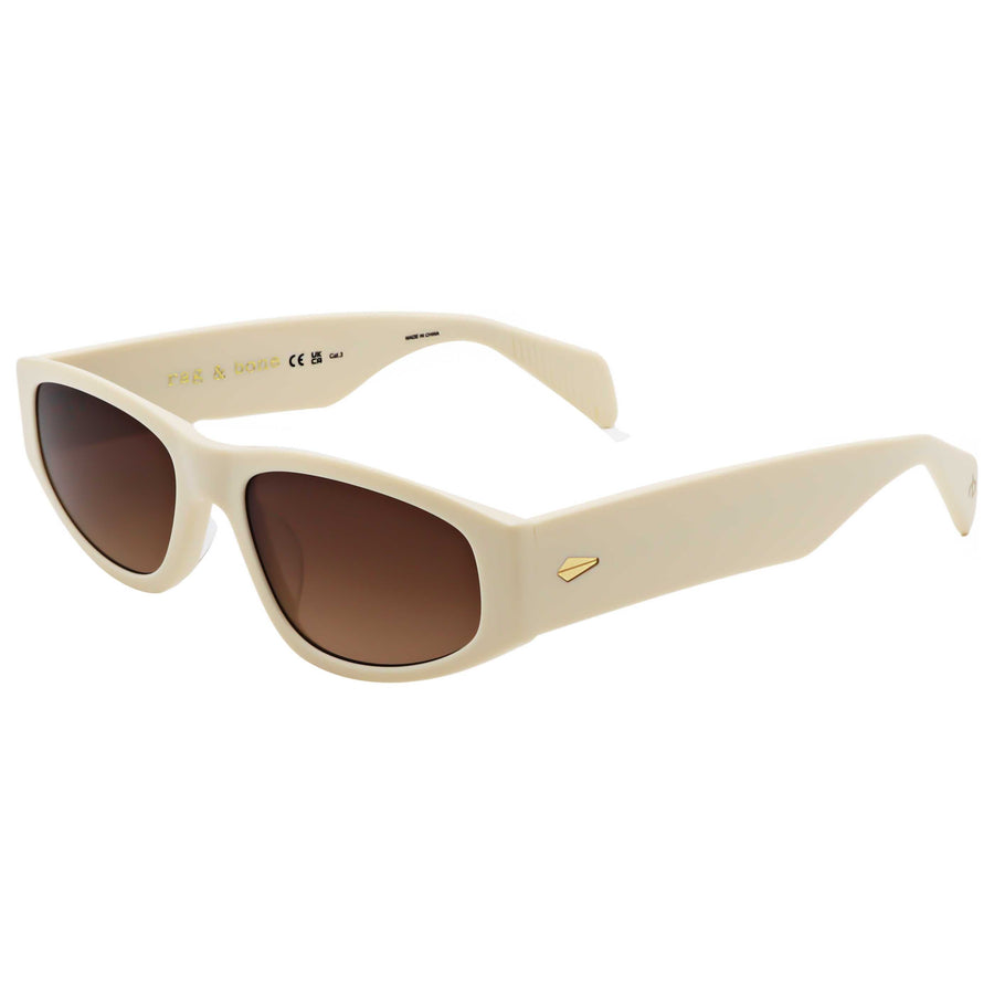Preloved - Rag & Bone Womens 55 Mm Cream Gold Sunglasses Rnb1047-G-S-2mb-55 One Color