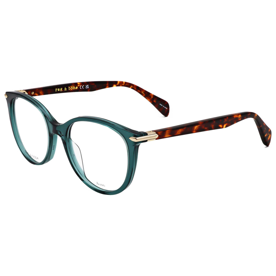 Preloved - Rag & Bone Womens 51 Mm Teal Eyeglasses Rnb3023-Zi9-51 One Color