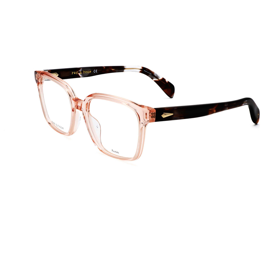 Preloved - Rag & Bone Womens 52 Mm Peach Eyeglasses Rnb3045-733-52 One Color