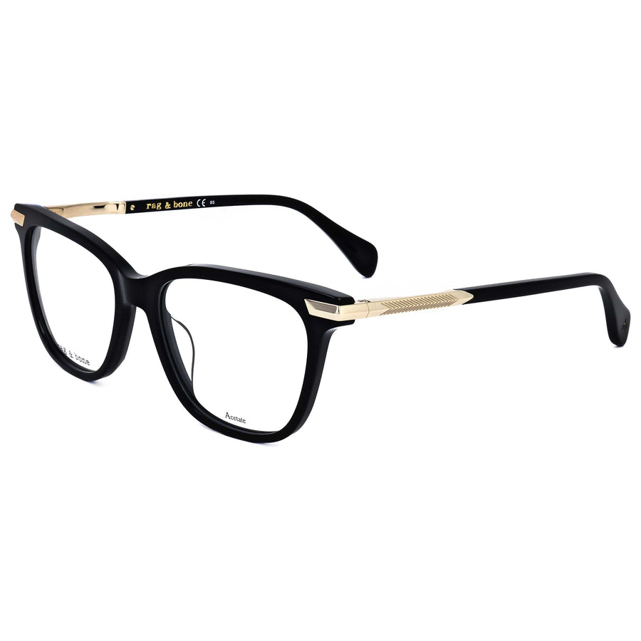 Preloved - Rag & Bone Womens 53 Mm Black Eyeglasses Rnb3046-G-807-53 One Color