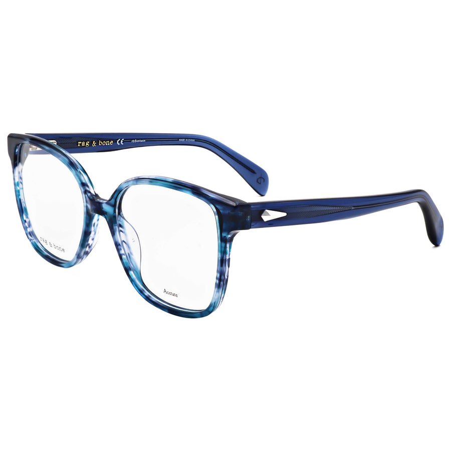Preloved - Rag & Bone Womens 54 Mm Blue Eyeglasses Rnb3053-Pjp-54 One Color
