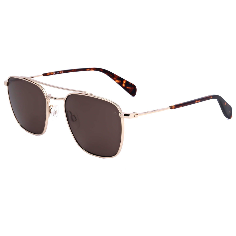 Preloved - Rag & Bone Mens 53mm Gold Sunglasses Rnb5047-G-S-J5g-53 One Color