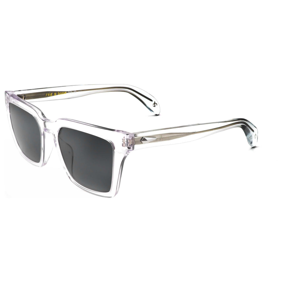 Preloved - Rag & Bone Mens 52 Mm Crystal Sunglasses Rnb5054-S-900-52 One Color