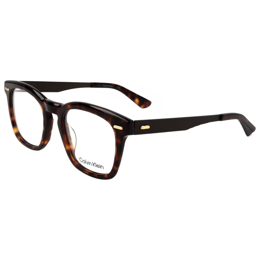 Preloved - Calvin Klein Mens 51mm Brown Havana Eyeglasses Ck21517-220 One Color