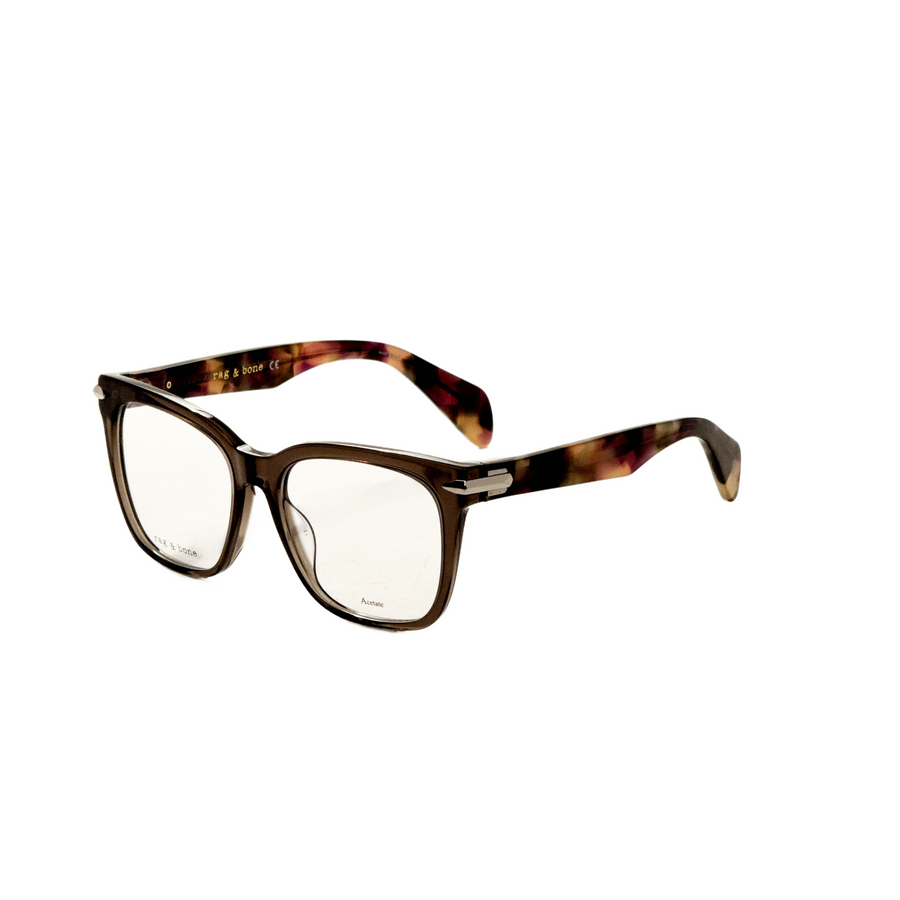 Preloved - Rag & Bone Womens 52 Mm Green Havana Eyeglasses Rnb3015-Ack-52 One Color