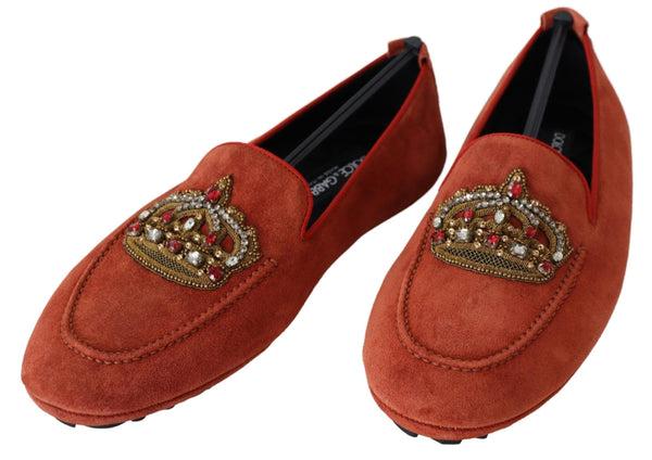 Dolce & Gabbana 100% Leather loafers in orange